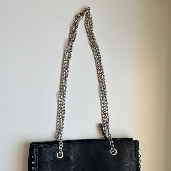 Zara Chain Strap Purse with Studded Silver Sides - Picture 5 of 10